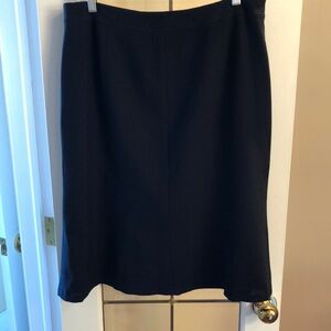 Vintage D’Oraz Navy Wool Skirt